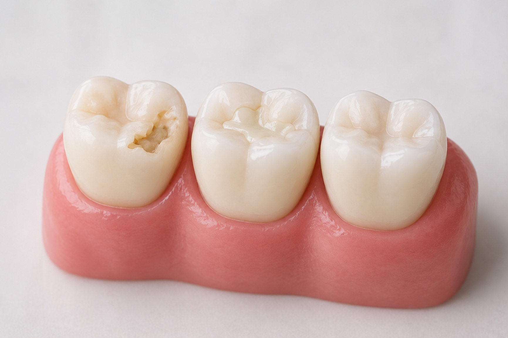 Dental tooth repair for damaged or decayed teeth